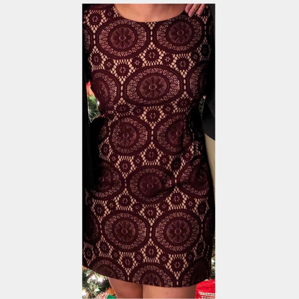 Lace Overlay Dress R&K - Picture 4 of 10